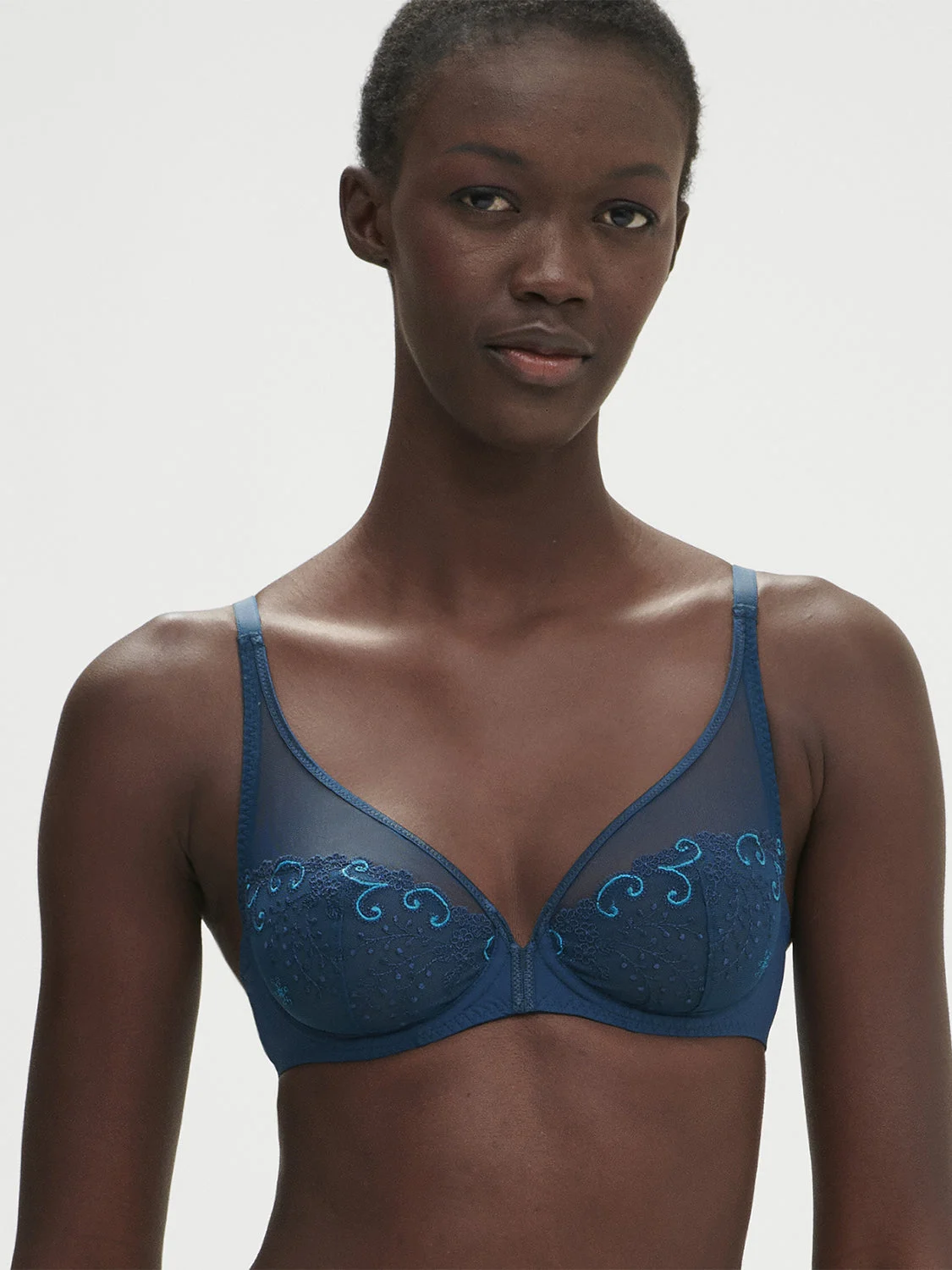 Delice Full Cup Plunge Bra - Prestige BlueRegular price