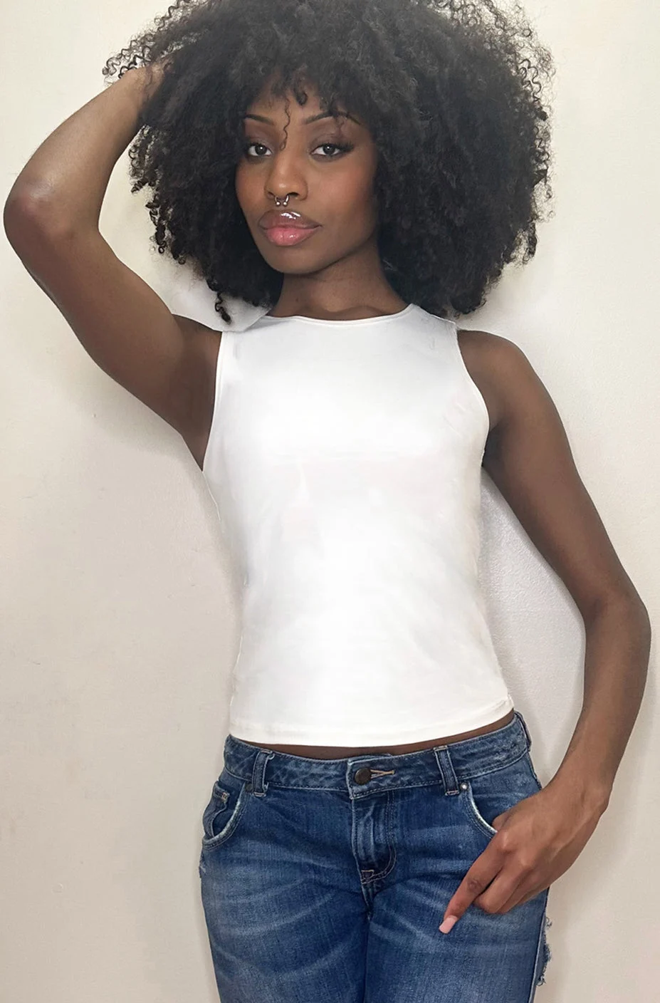 Delicious Cutaway Tank Hip Length