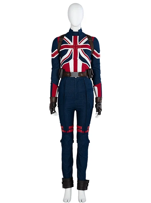 Doctor Strange In The Multiverse Of Madness Peggy Carter Agent Carter Battle Suit Halloween Cosplay Costume Set Without Shoes