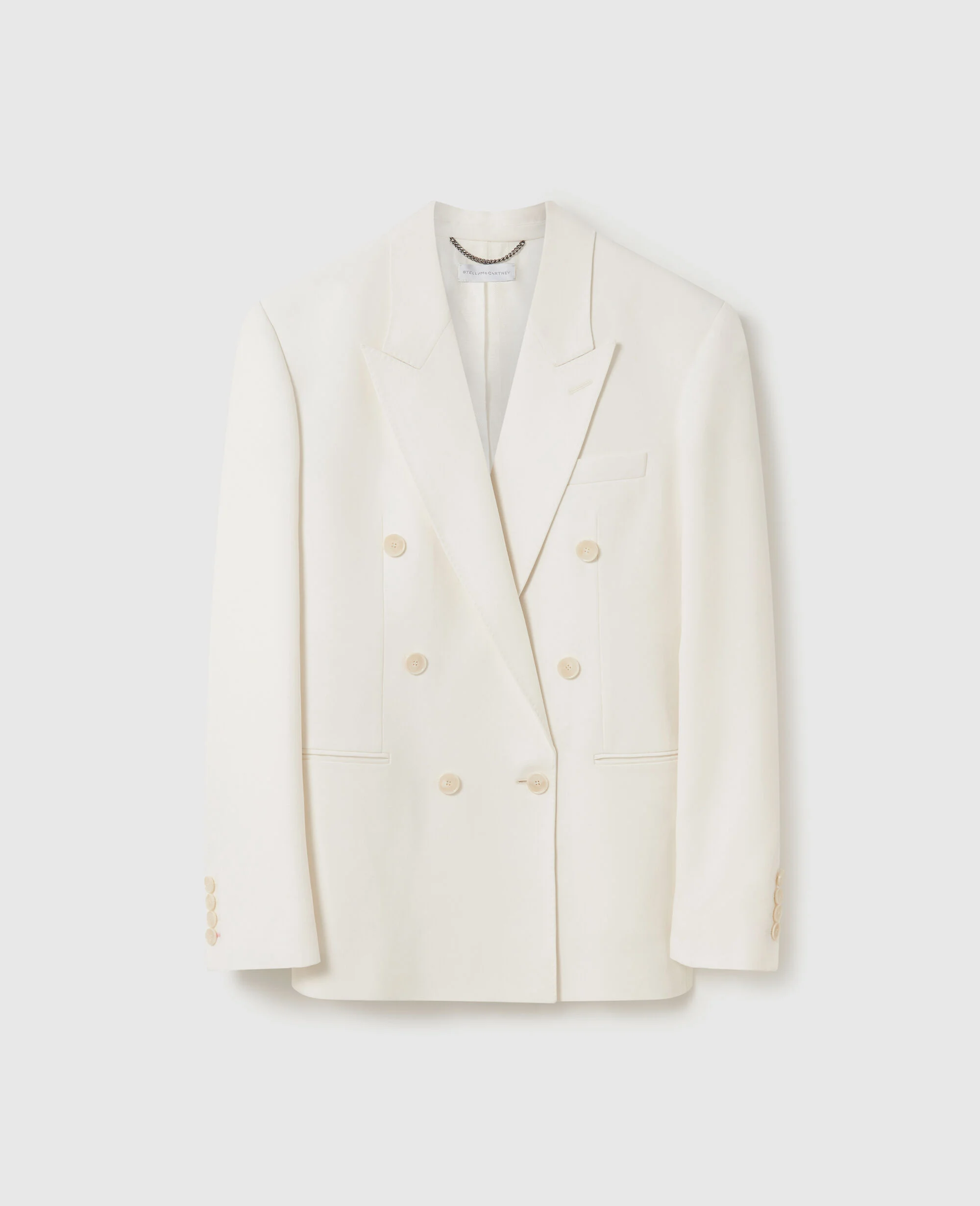 Double-Breasted Tuxedo Blazer