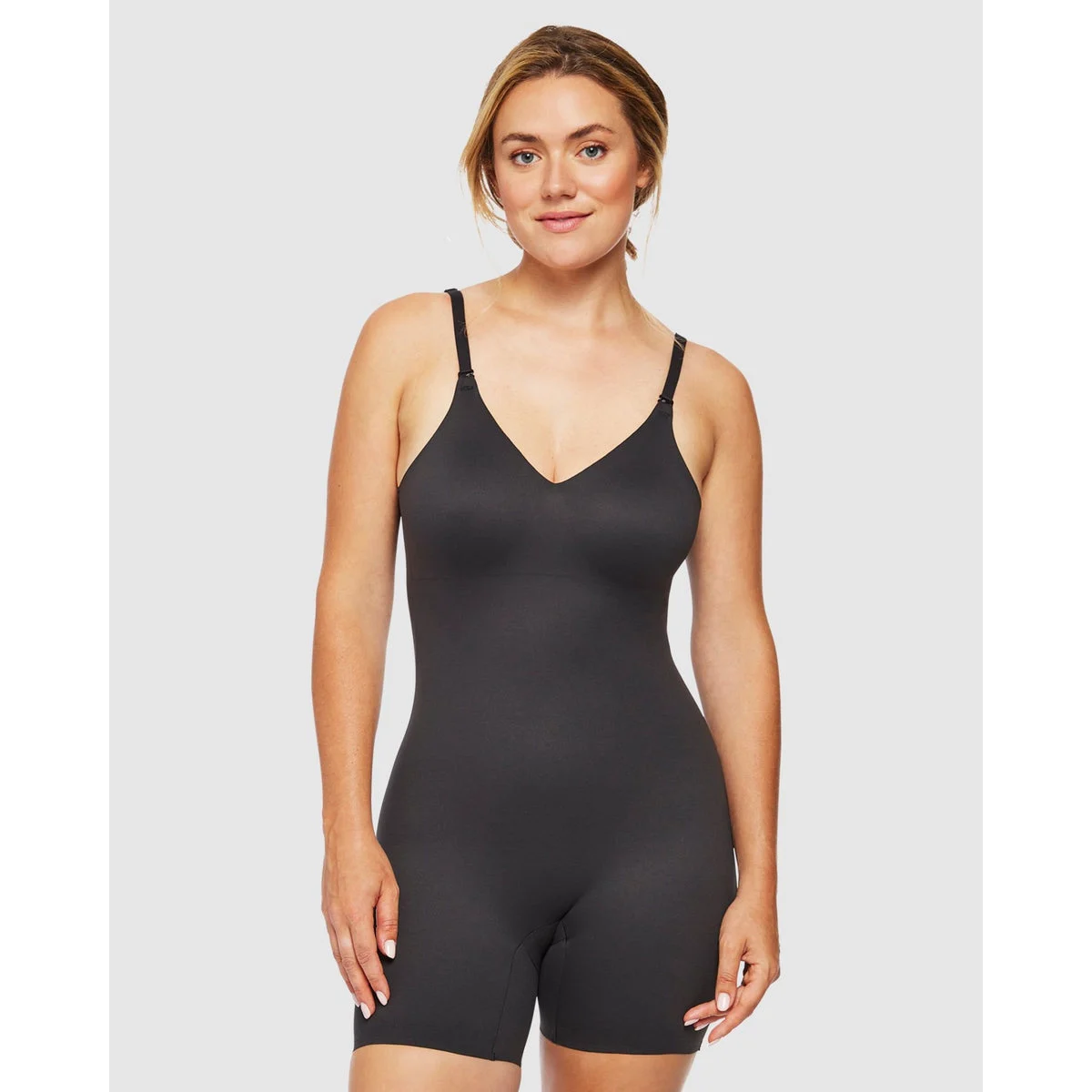 Dress Rehearsal Mid-Thigh Low Back Shapewear Bodysuit