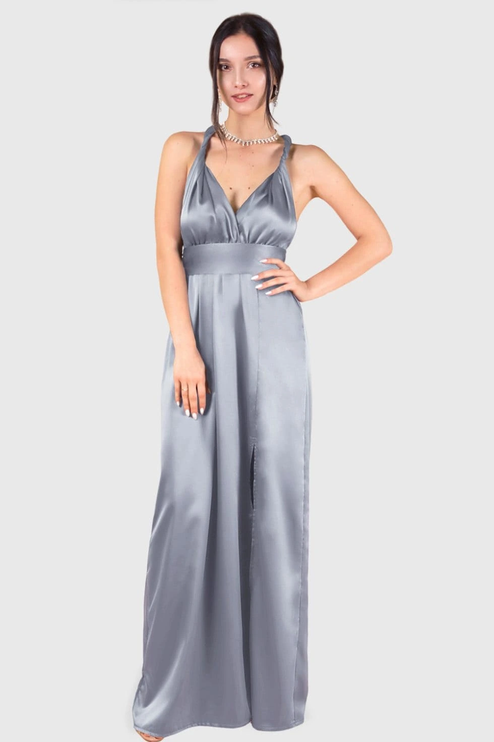 Dusty Blue Bridesmaid Dress