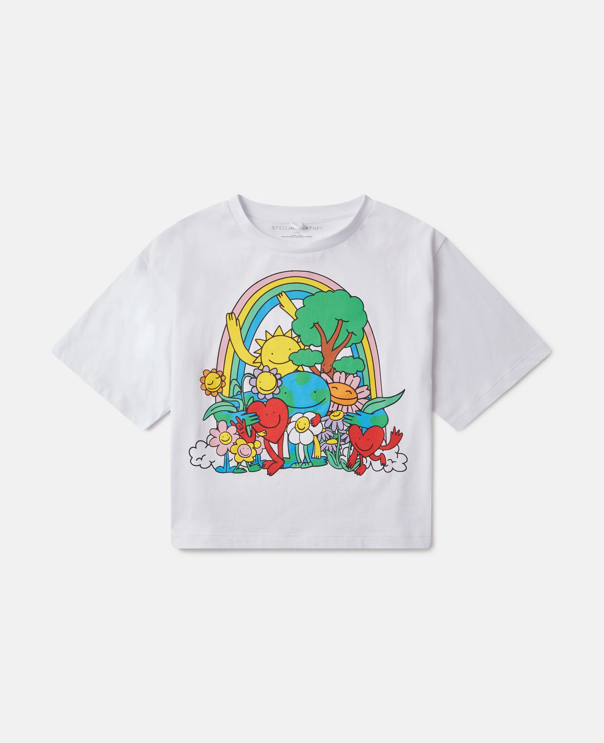 Earth Friends Graphic Cropped T-Shirt