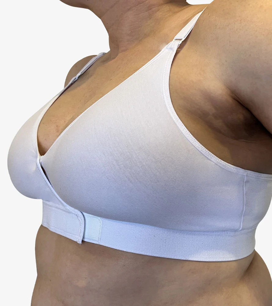 Easy-On Velcro Front Closure Bra