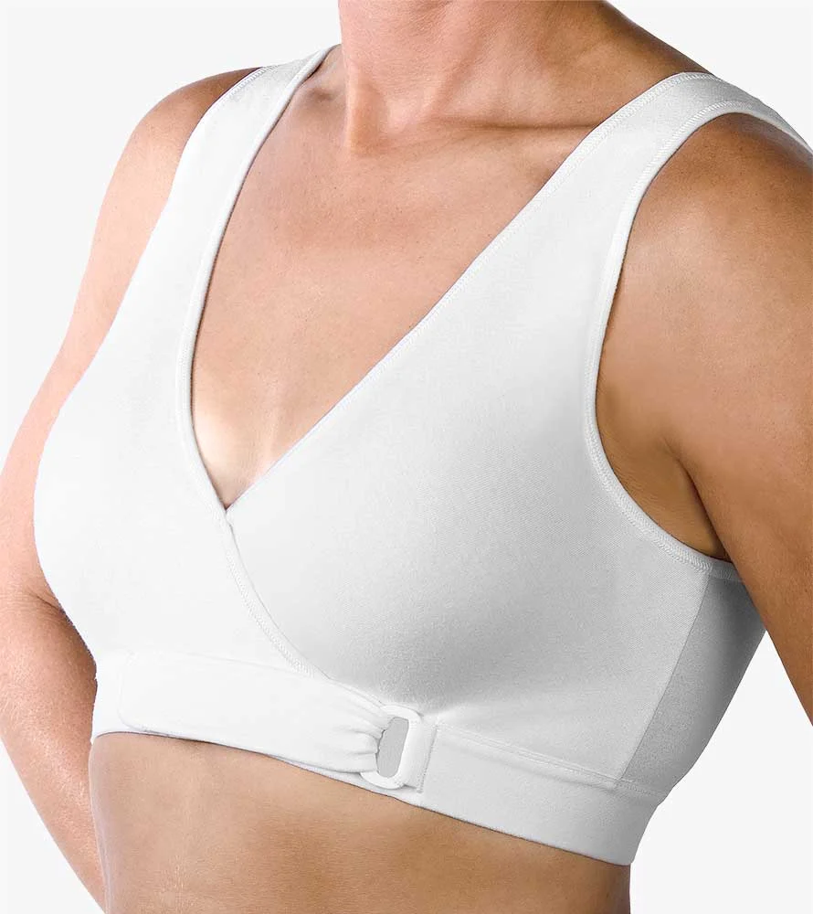 Easy-Open Velcro Front Closure Bra