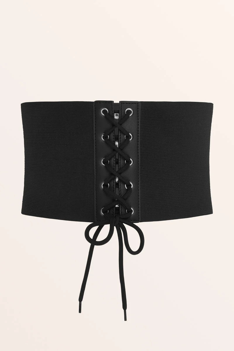 Elastic Corset Lace Belt