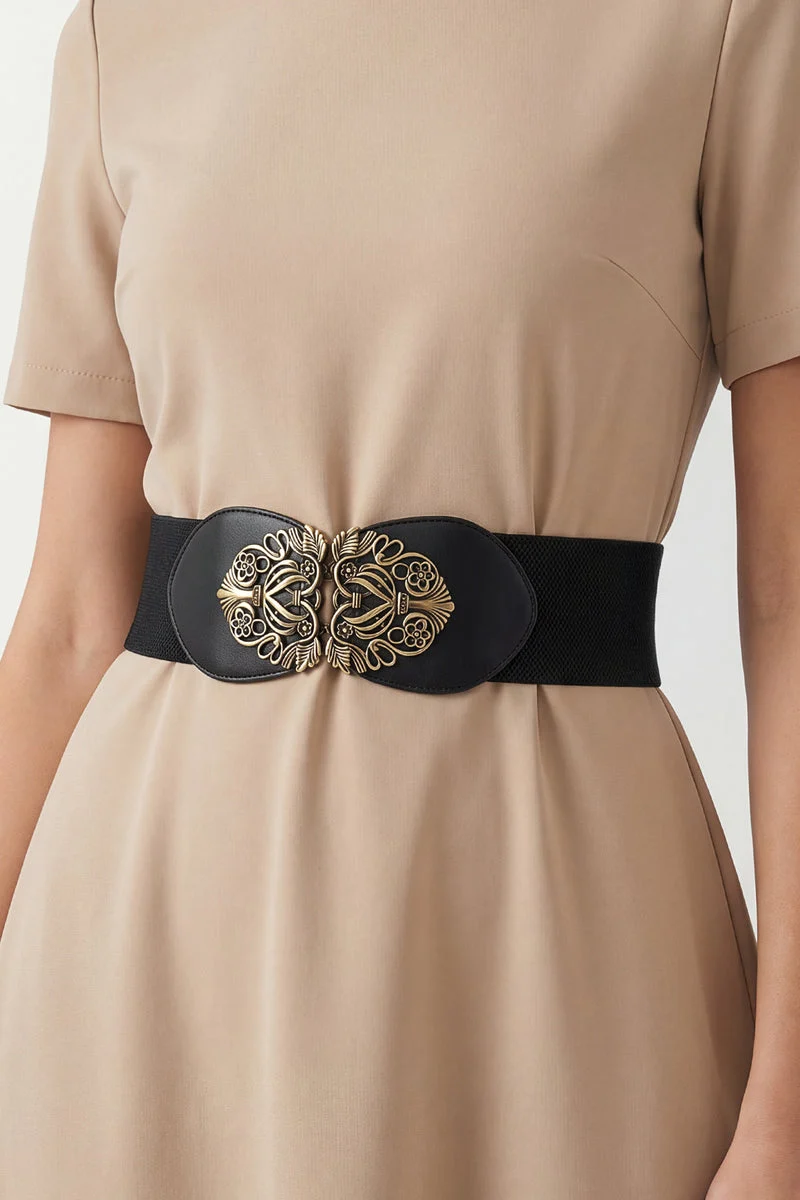 Elastic Vintage Buckle Belt
