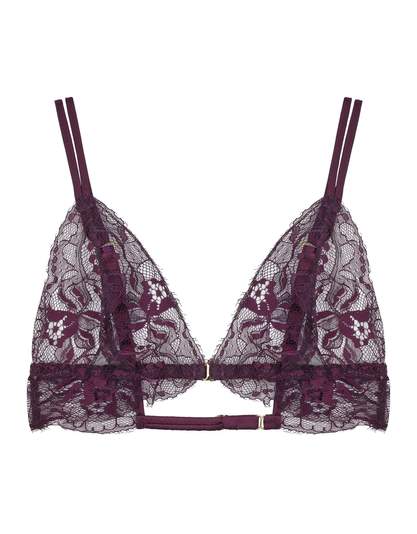 Eliza Triangle Bra Purple