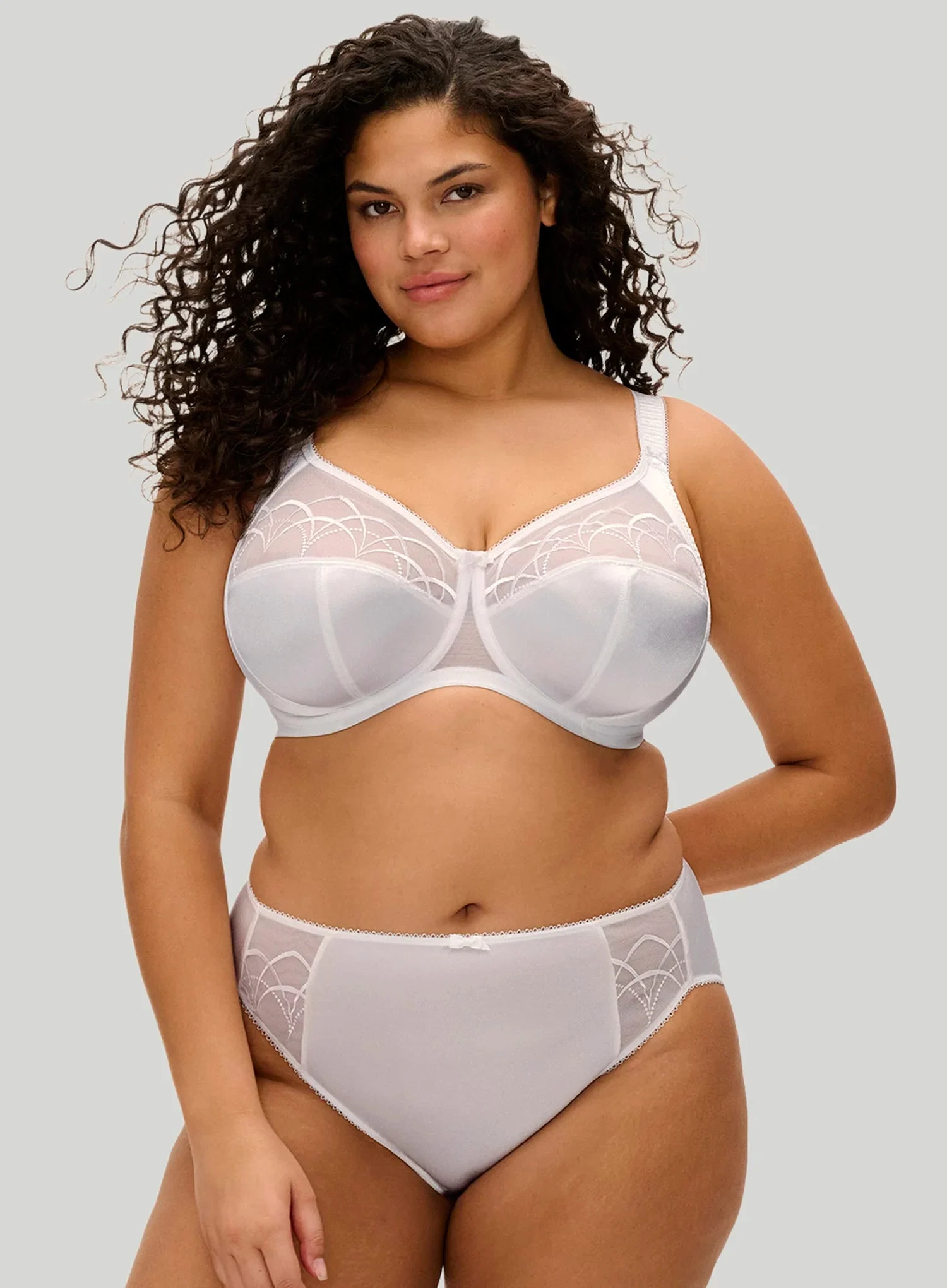 Elomi: Cate Underwired Full Cup Banded Bra White