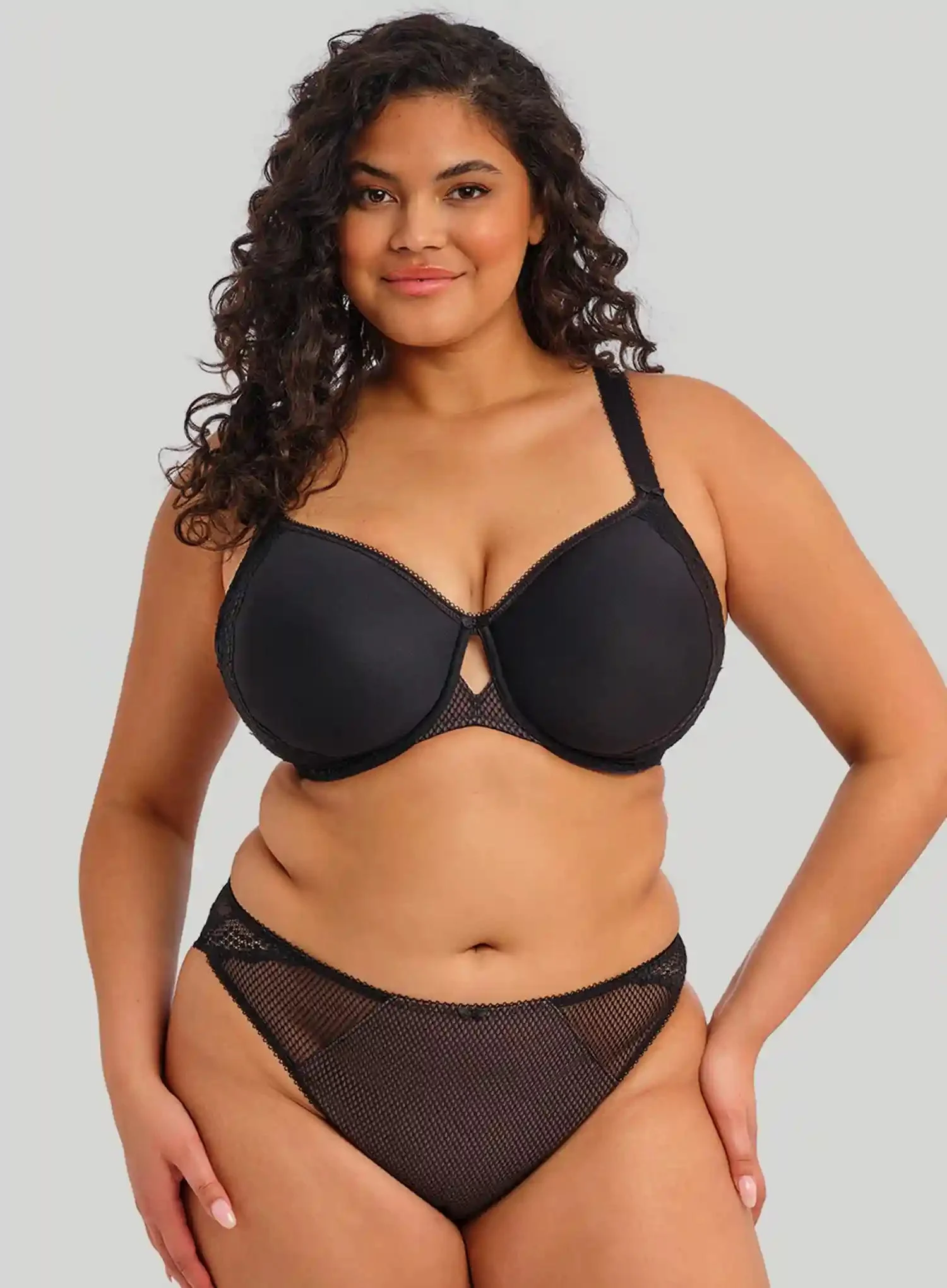 Elomi: Charley Bandless Spacer Moulded Bra Black