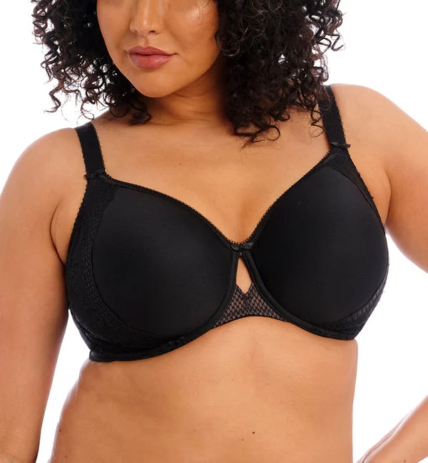 Elomi Charley Bandless Spacer Seamless Underwire Bra (4383) - Black