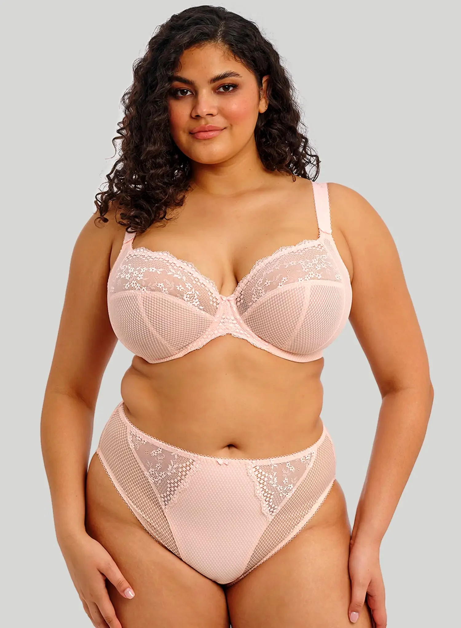 Elomi: Charley High Leg Brief Ballet Pink