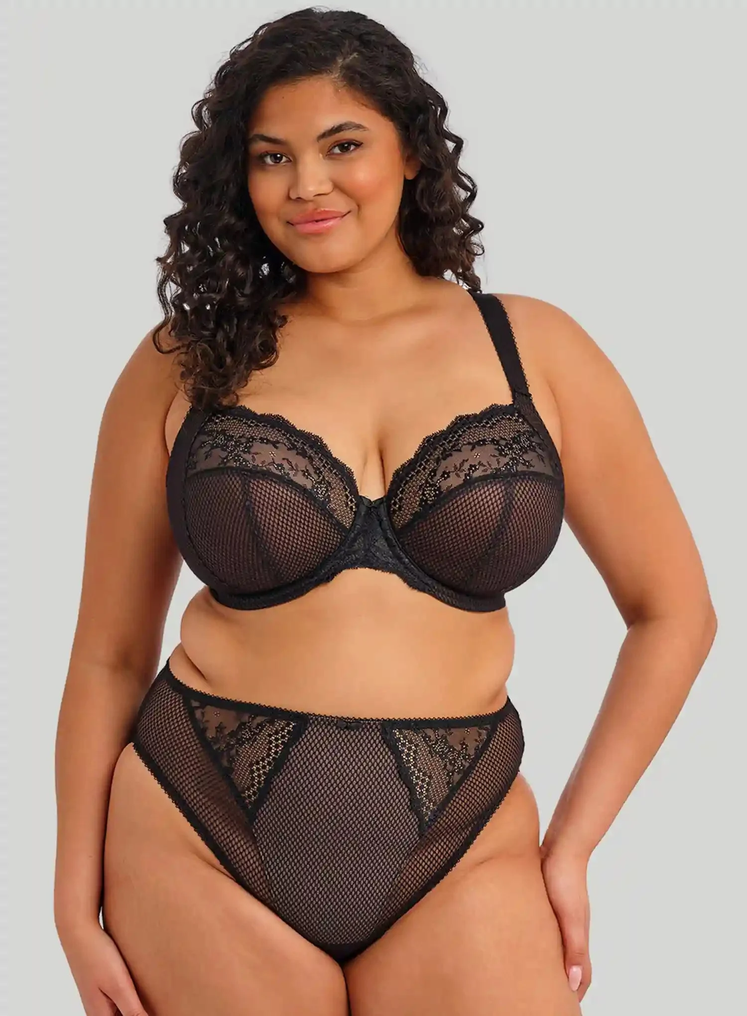 Elomi: Charley Stretch Plunge Bra Black