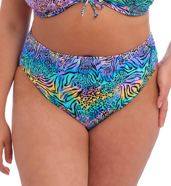 Elomi Electric Savannah Mid Rise Swim Brief (ES800772) - Zebra