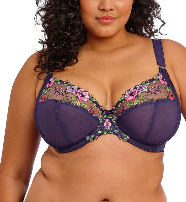 Elomi Himari Plunge Underwire Bra (302102) - Midnight
