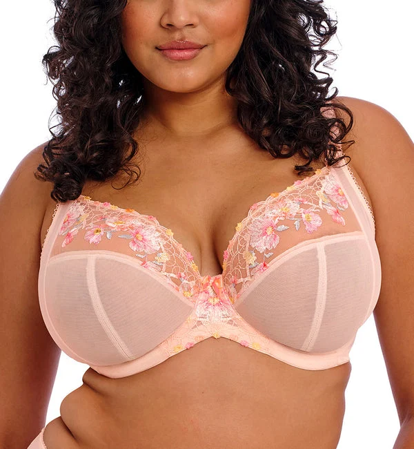 Elomi Himari Plunge Underwire Bra (302102) - Peach Whisper