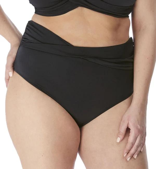 Elomi Magnetic Twist Front Swim Brief (ES7196) - Black