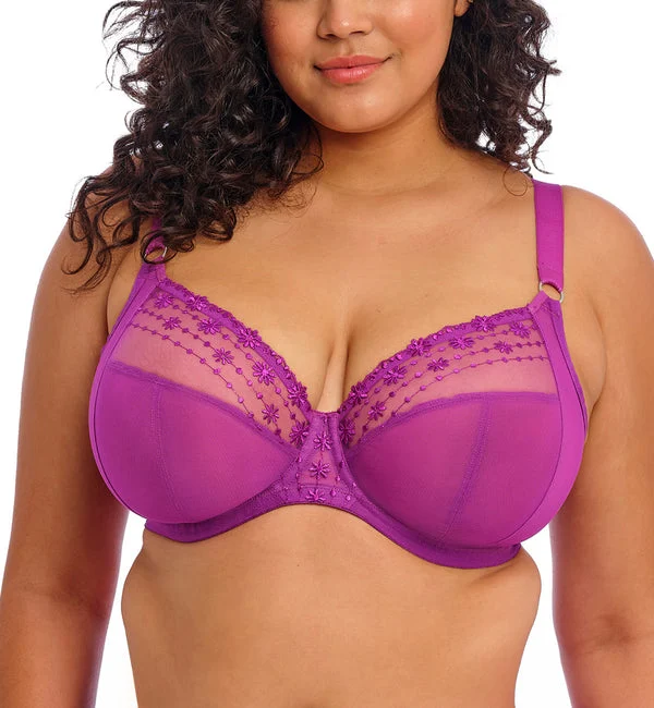 Elomi Matilda Banded Plunge Underwire Bra (8900) - Hollyhock