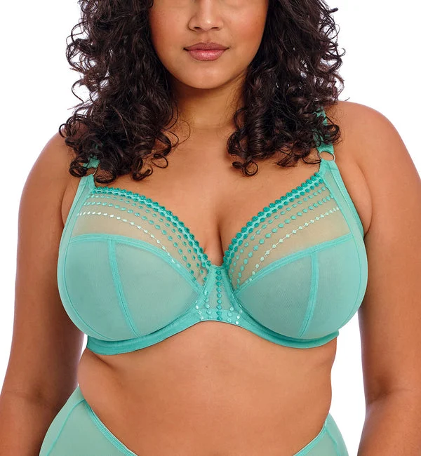 Elomi Matilda Banded Plunge Underwire Bra (8900) - Jade