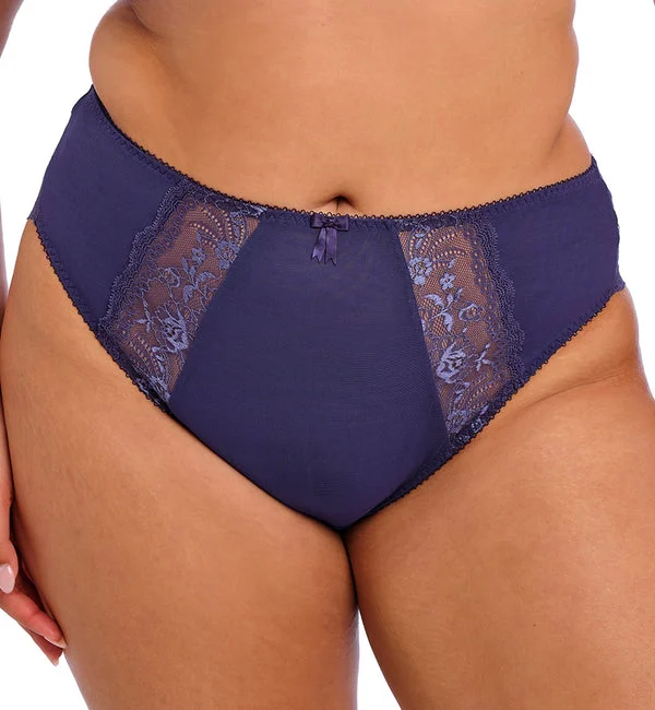 Elomi Morgan High Leg Brief Panty (4119) - Midnight