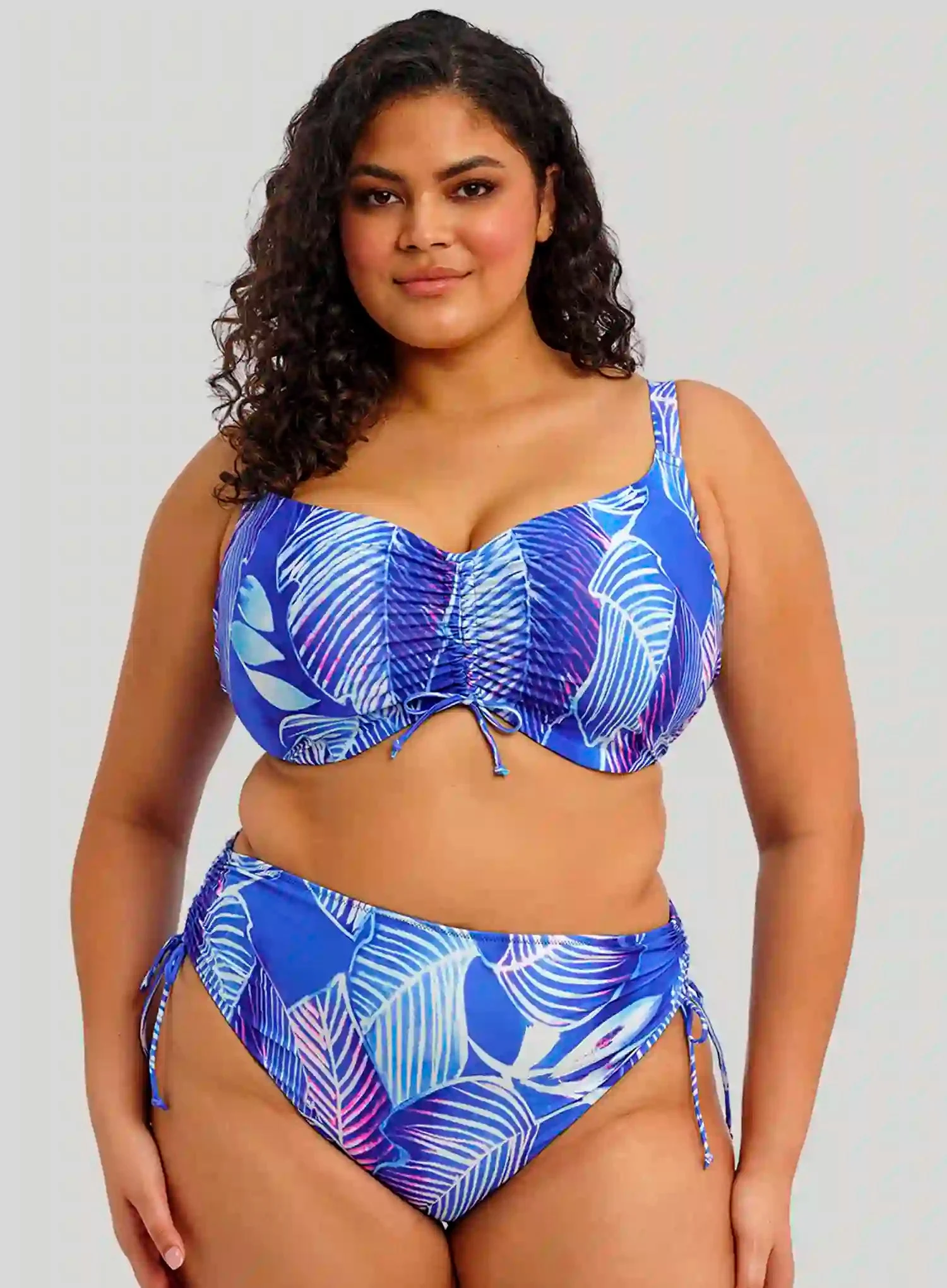 Elomi Swim: Maluku Island Adjustable Bikini Brief Atlantic
