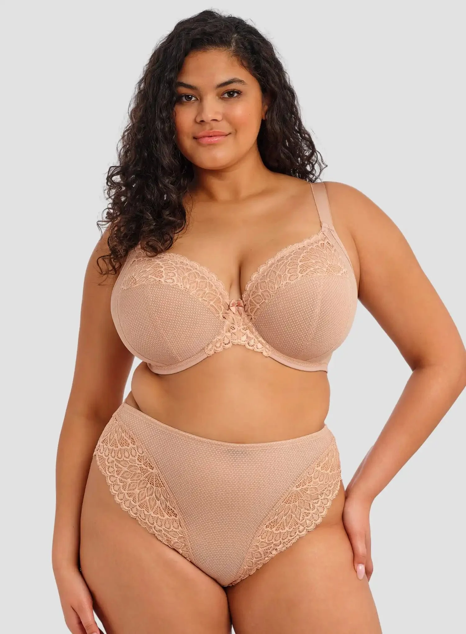 Elomi: Tiernie Underwired Plunge Bra Sahara