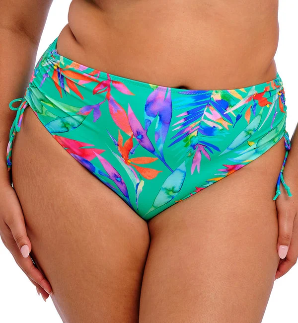 Elomi Toyama Tides Mid Rise Adjustable Swim Brief (ES802273) - Jade
