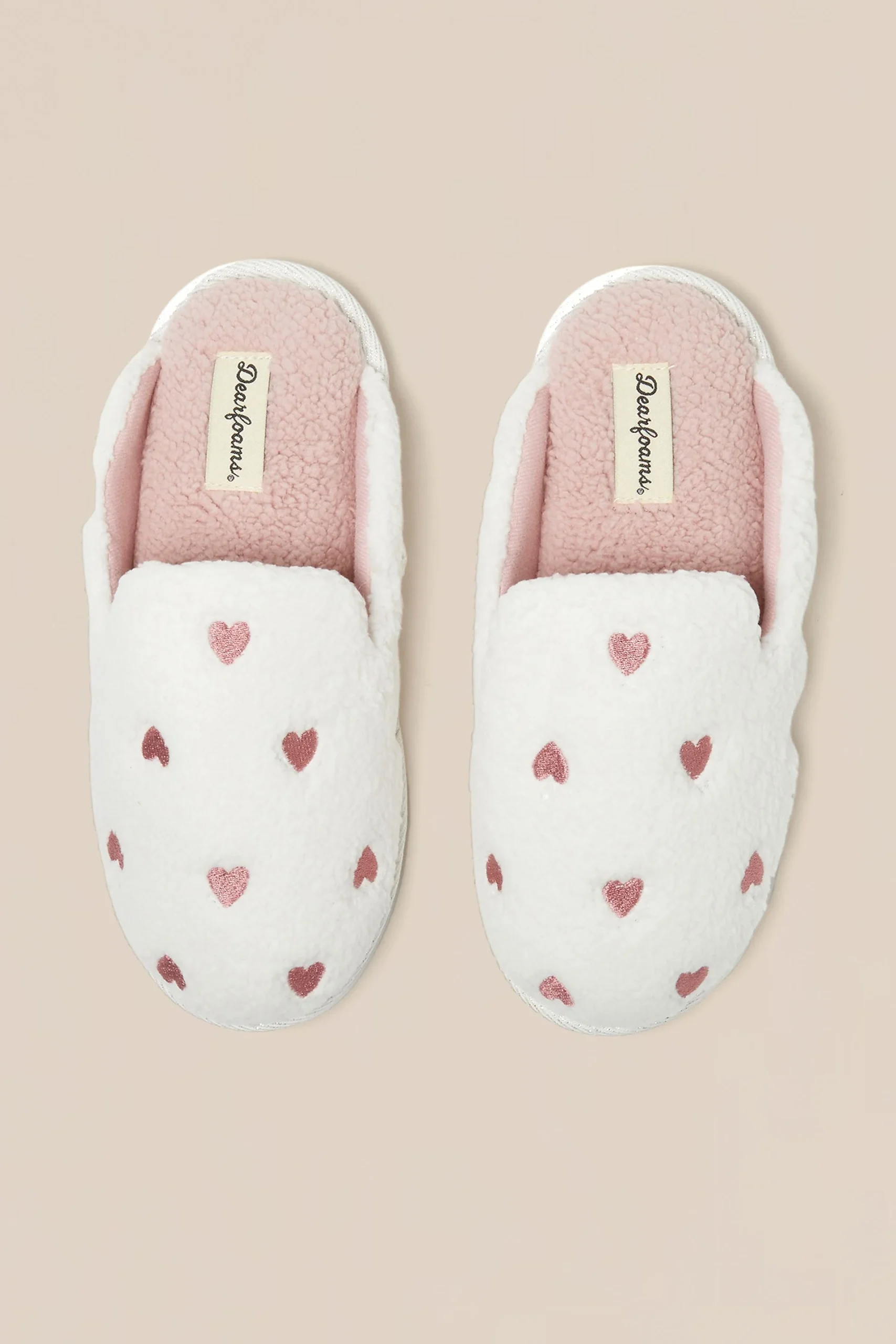 Embroidered Scuff Slippers
