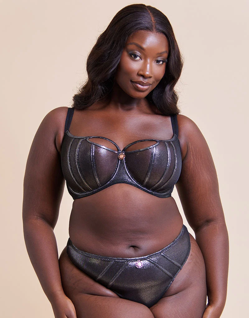 Eos Balcony Bra Black Sparkle