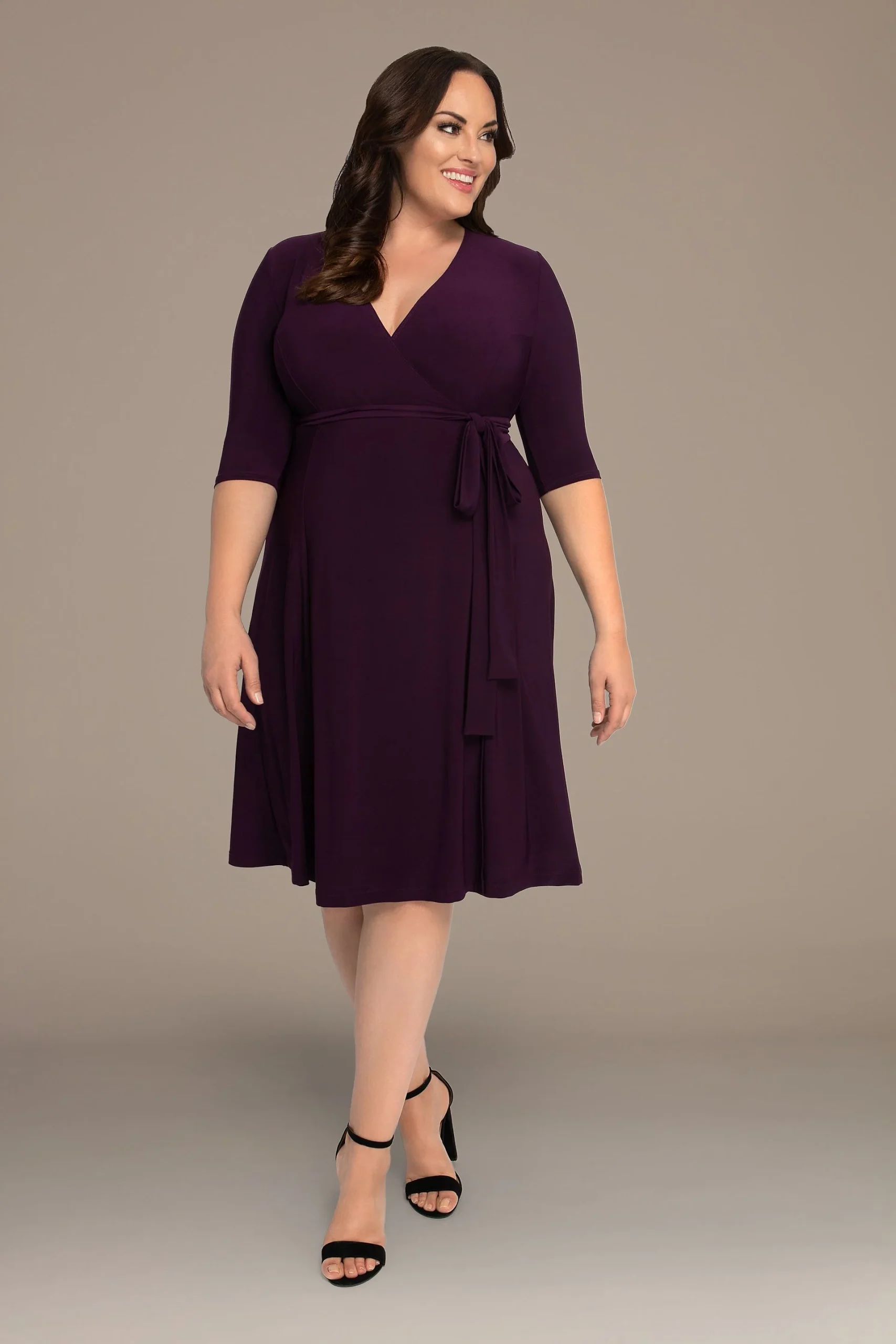 Essential Plus Size Jersey Wrap Dress