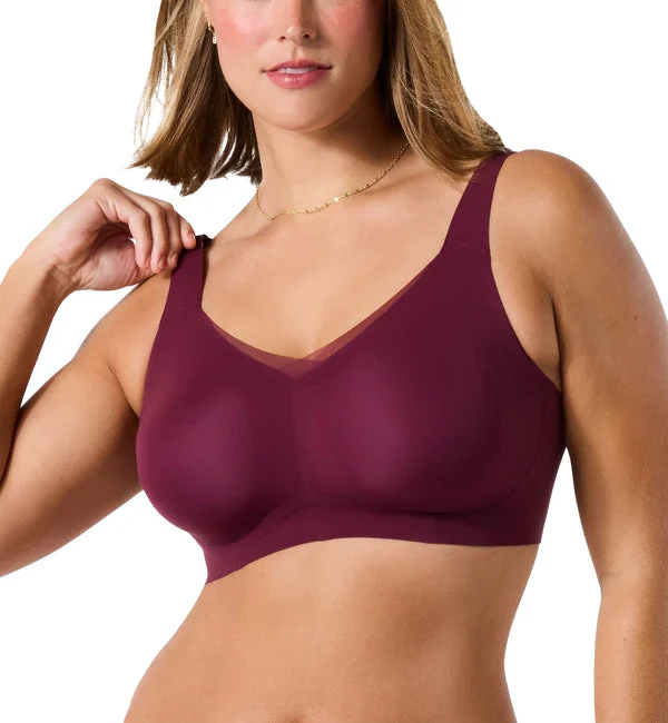 Evelyn & Bobbie BEYOND Mesh Adjustable Bra (1864) - Berry Mesh