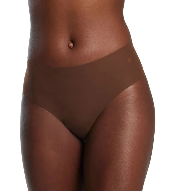 Evelyn & Bobbie High-Waisted Thong (1703) - Umber