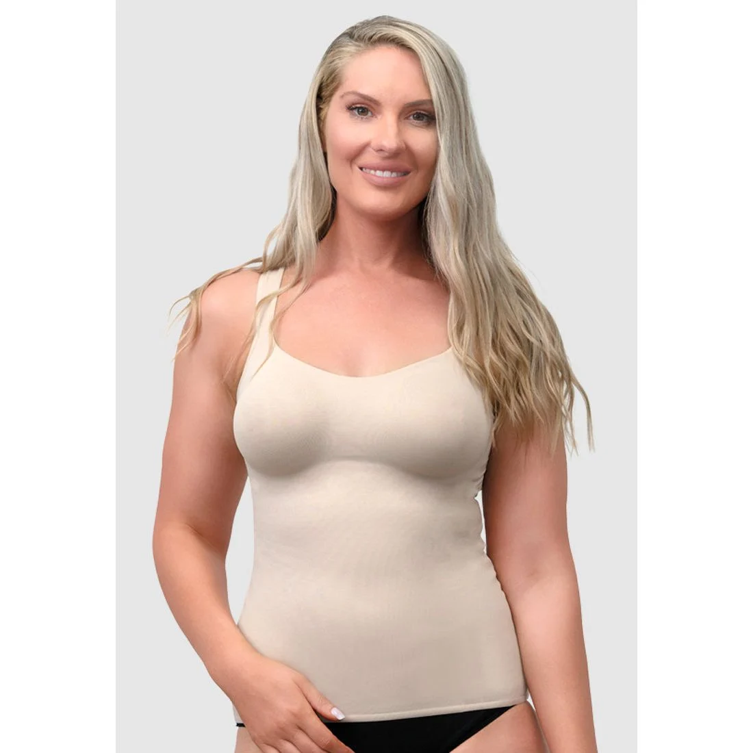 Even More Full Bust Shaping Camisole-Warm Beige