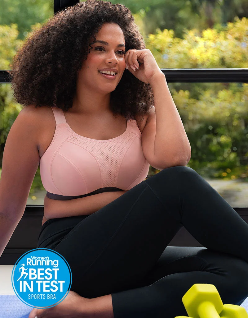 Everymove Wired Multiway Sports Bra Blush/ CharcoalPink