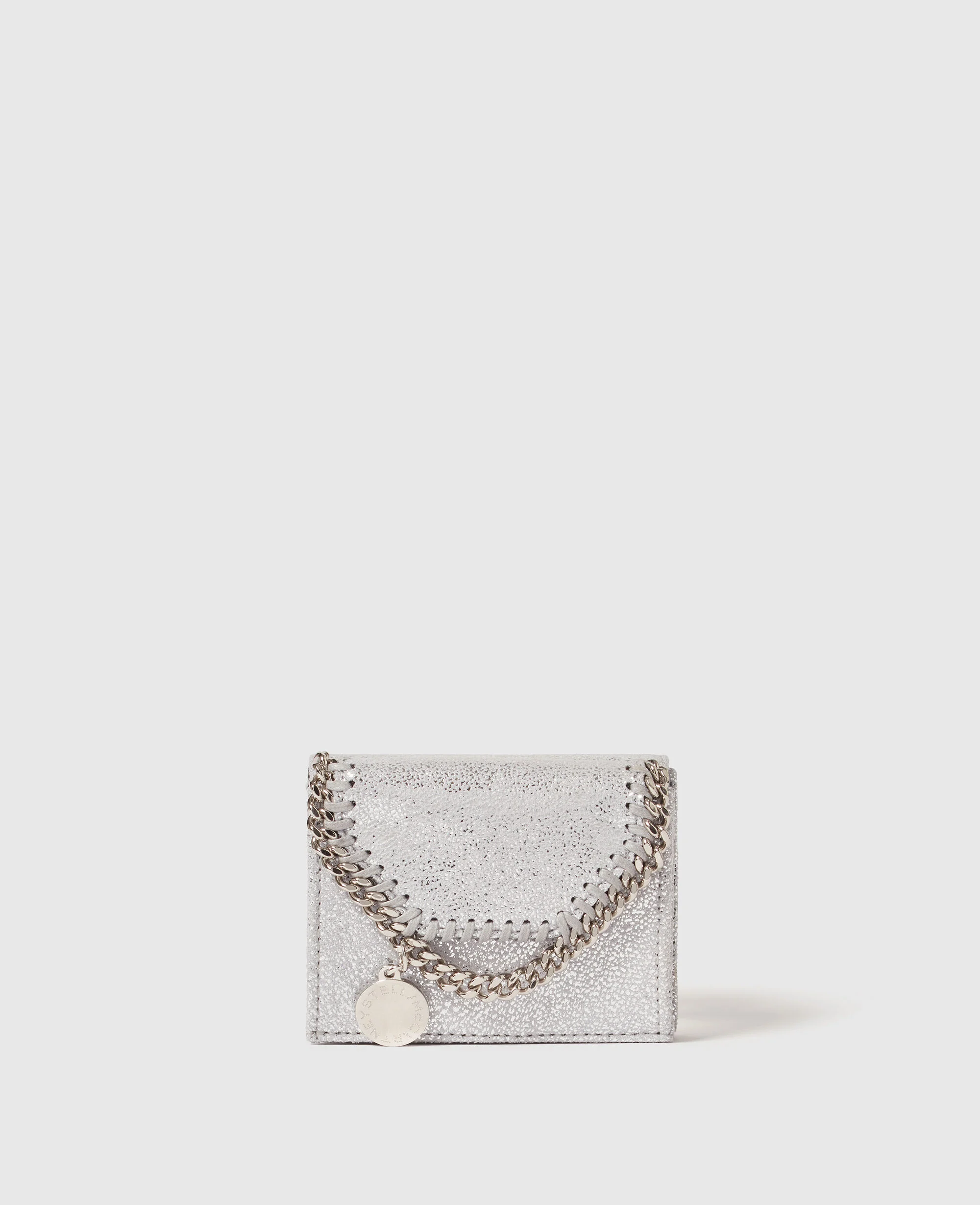 Falabella Metallic Tri-Fold Wallet