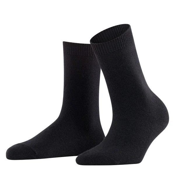 FALKE Cosy Wool Crew Socks (47548) - Black