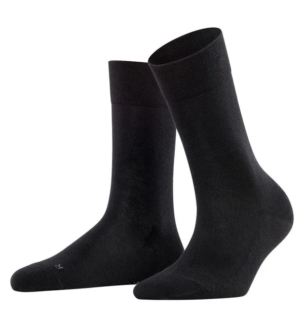 FALKE Sensitive London Crew Socks (46472) - Black