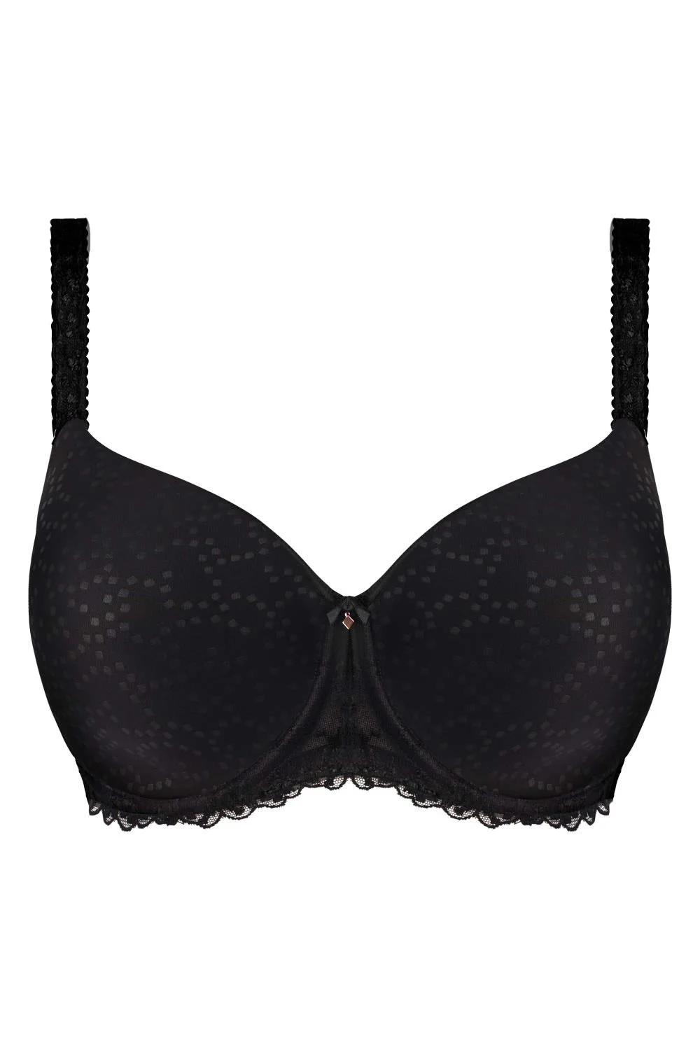 Fantasie Ana Spacer T-shirt Bra, Black (FL6701)