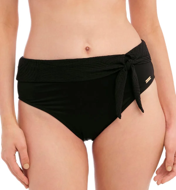 Fantasie Ottawa Fold High Waist Swim Brief (6497) - Black