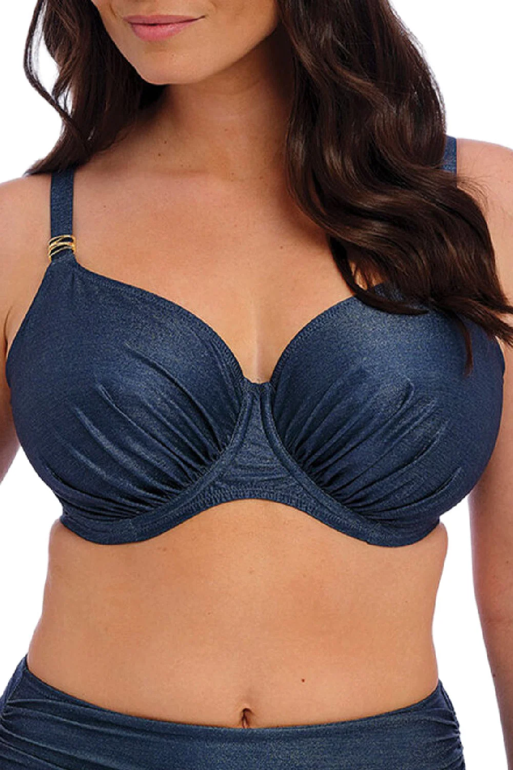 Fantasie Paros Coast Gathered Full Cup Bikini, Midnight Sparkle