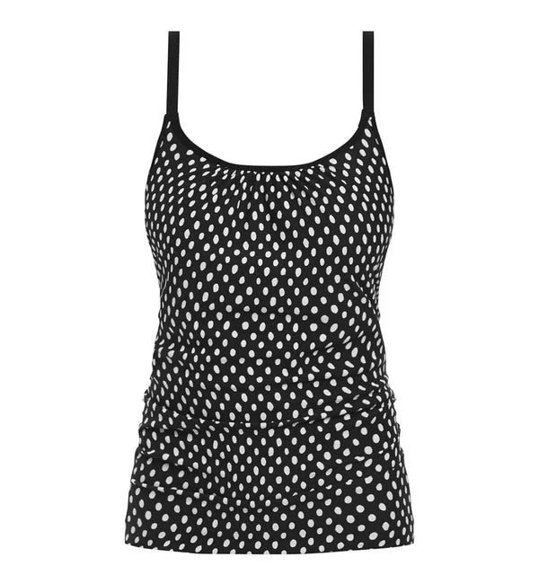 Fantasie Santa Monica Scoop-neck Underwire Tankini (6724) - Black/White