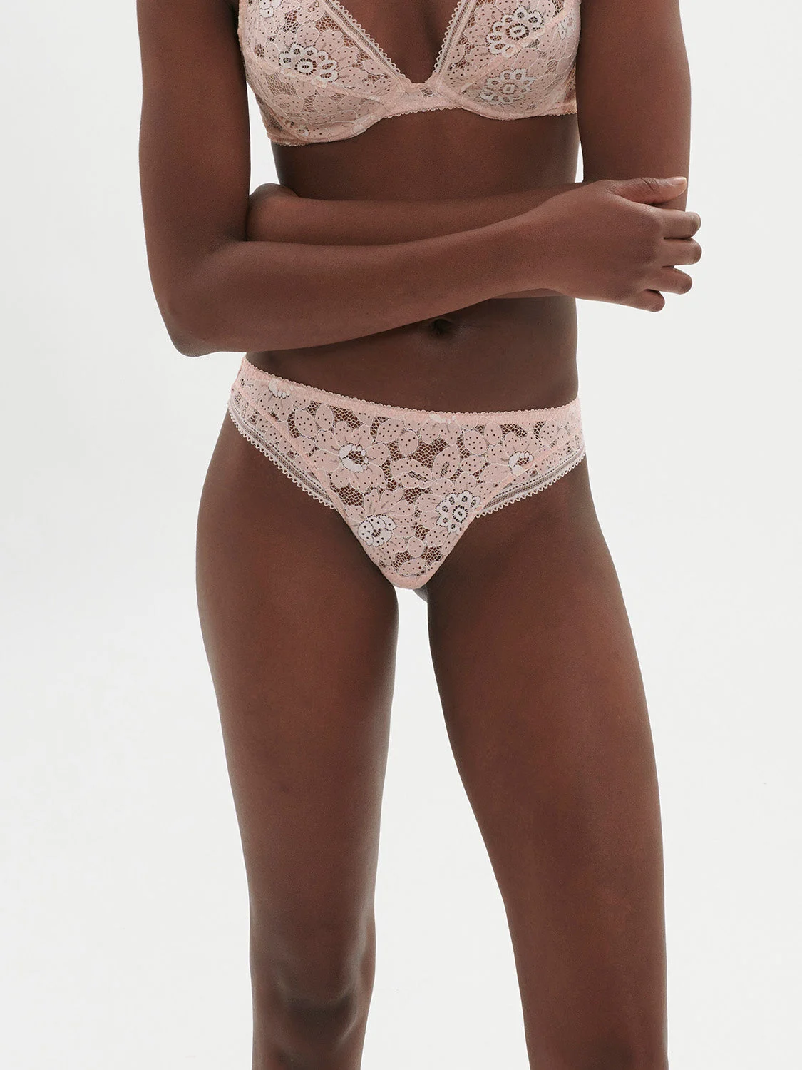 Festive Tanga - Ballet PinkRegular price