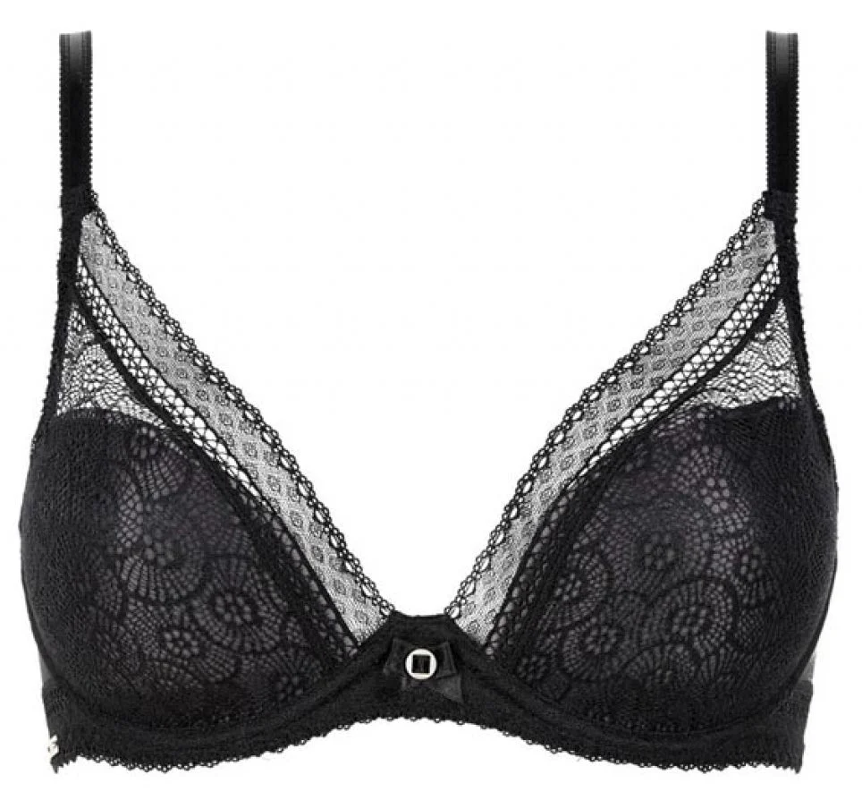 Festivité Lace Plunge Bra (Black)