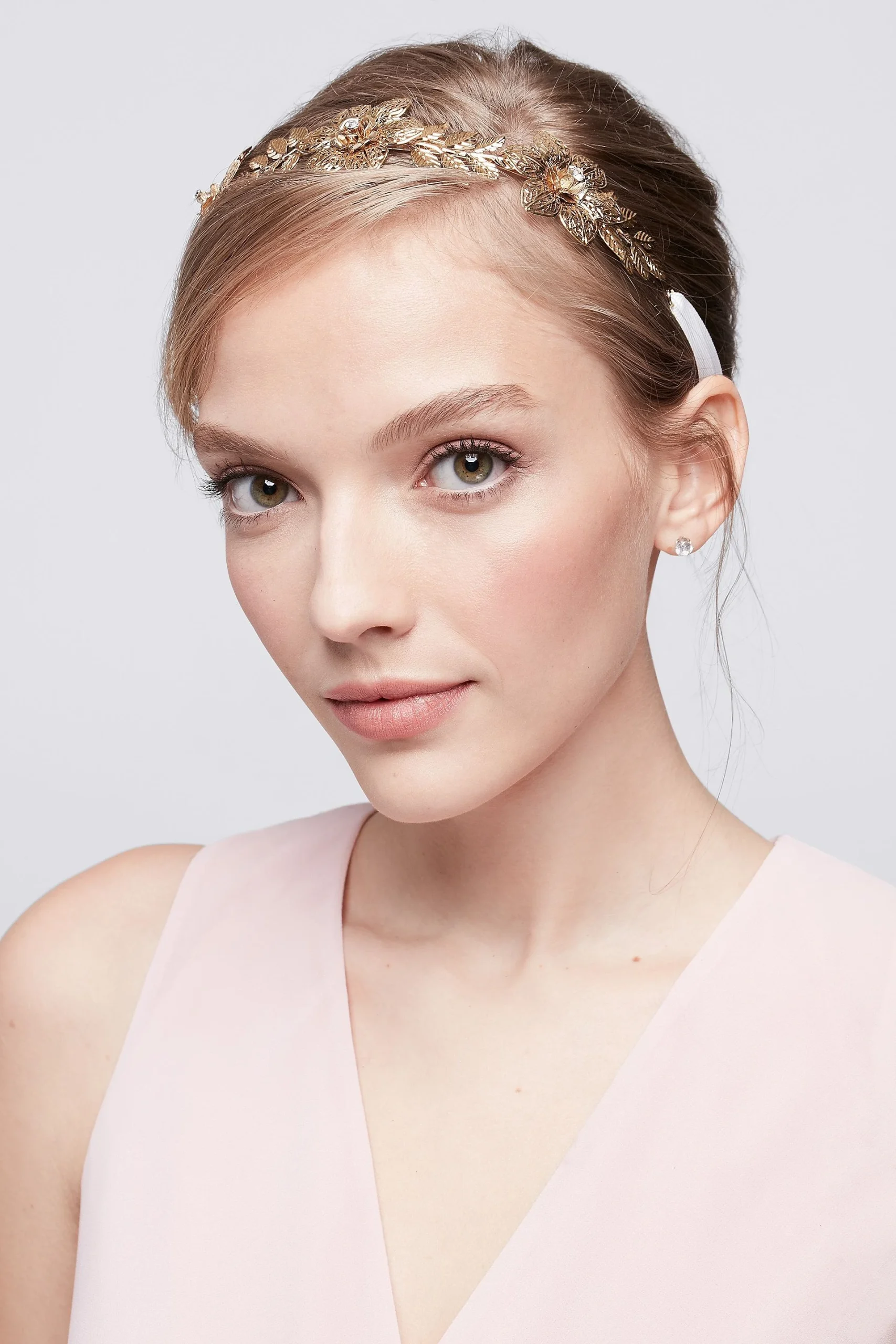 Filigree Flower Headband with Tieback