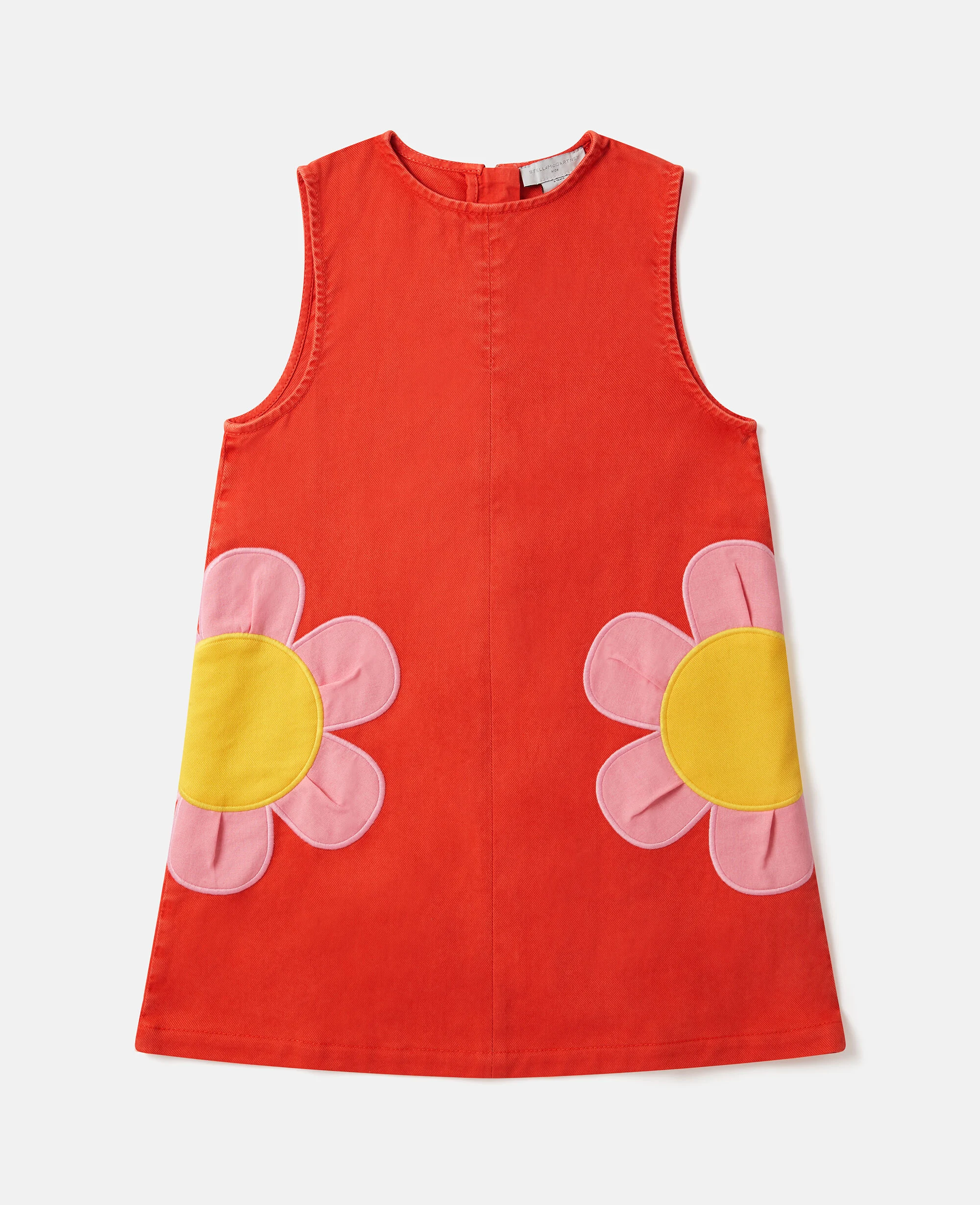 Floral Appliqué Sleeveless Dress