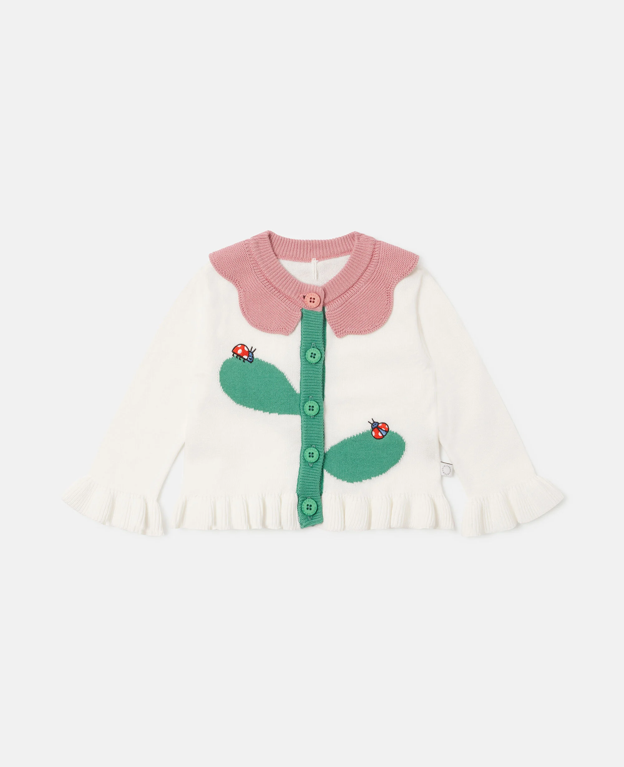 Floral Crochet Knit Cardigan