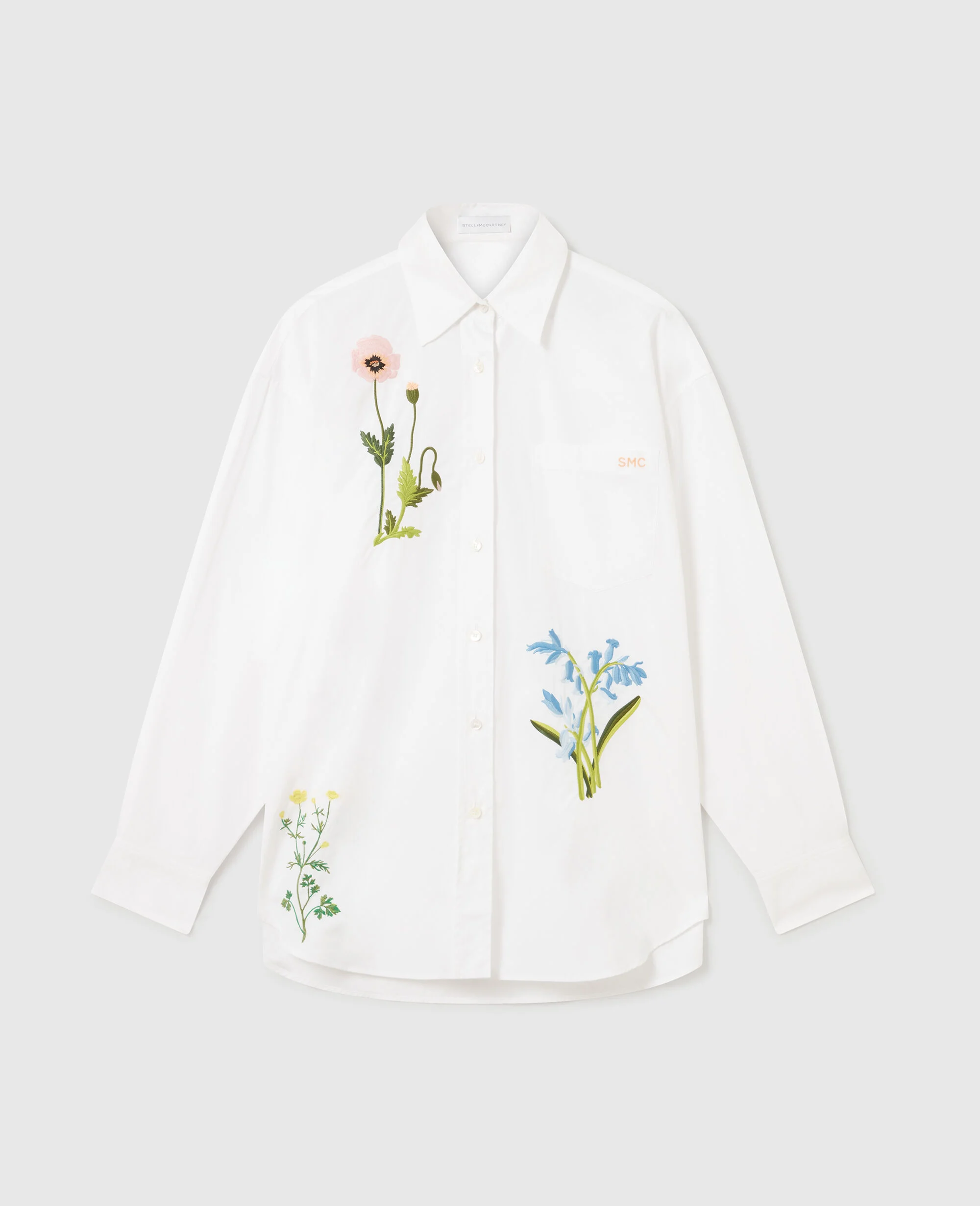 Floral Embroidered Shirt