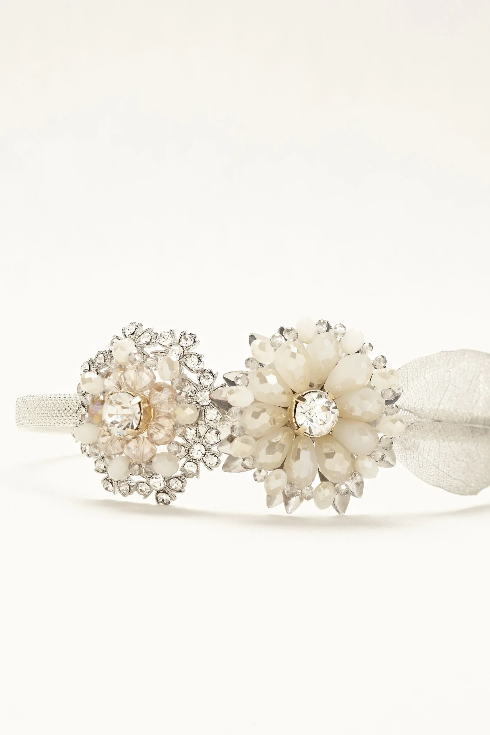 Floral Side Motif Hard Headband