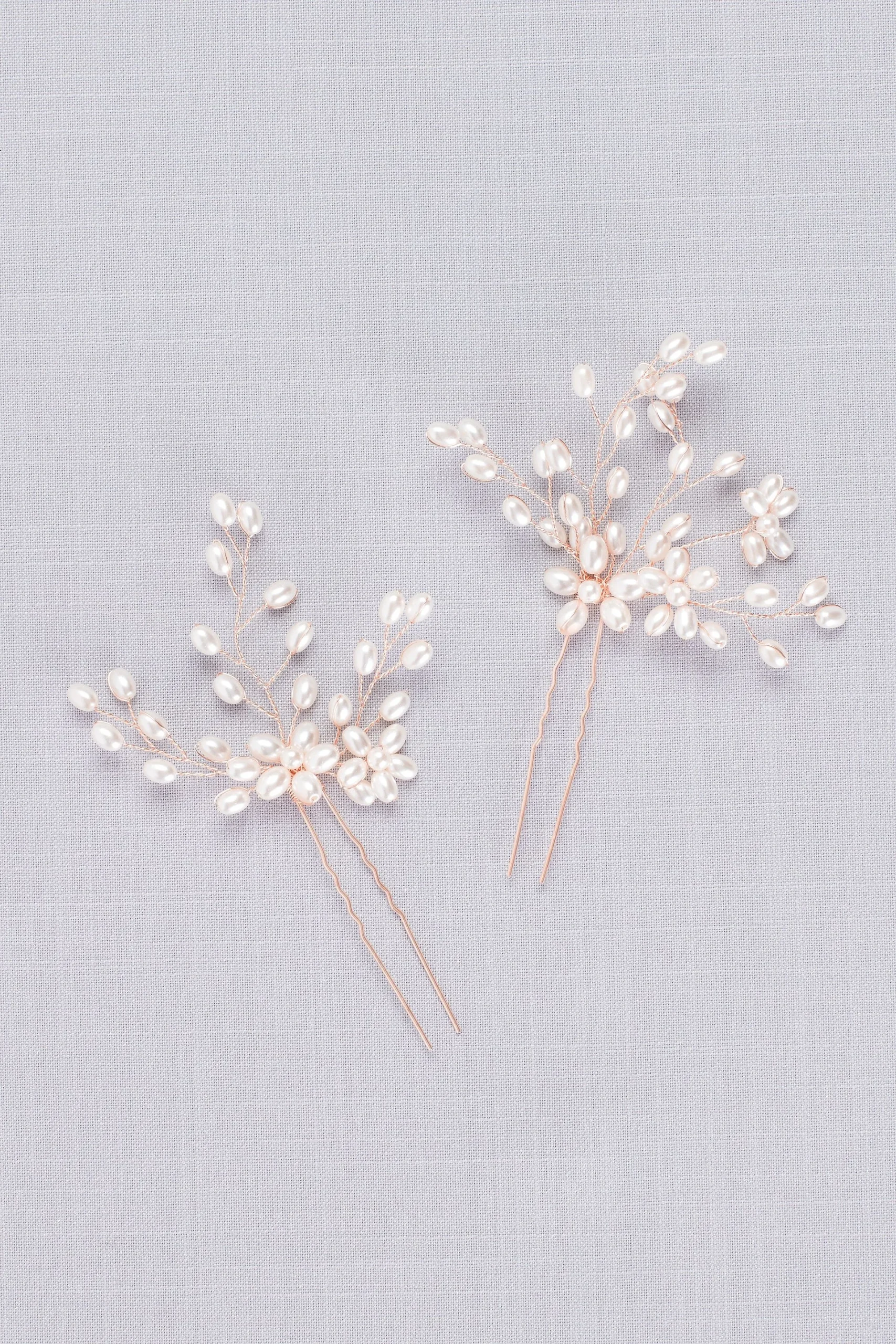 Flower Spray Hair Pin Set