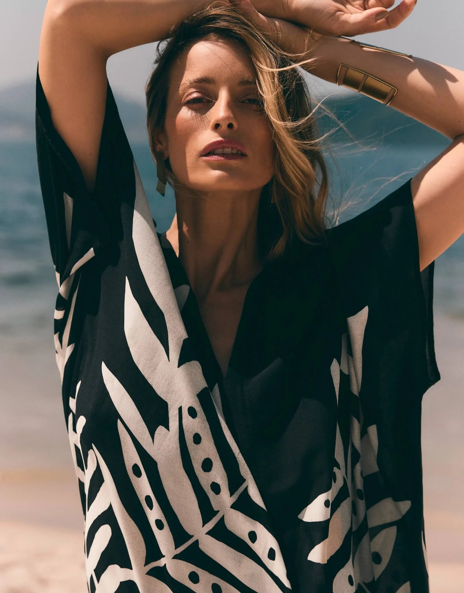 Frame Kaftan in Jungle